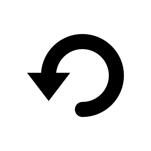 Undo arrow symbol