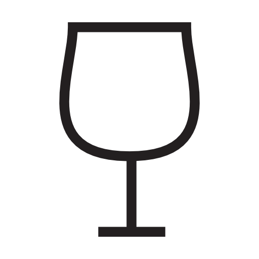 Wine glass shape, IOS 7 symbol