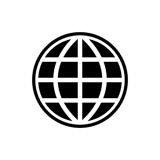 Planet Earth grid on a circle