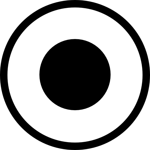 Atom circular symbol of circles