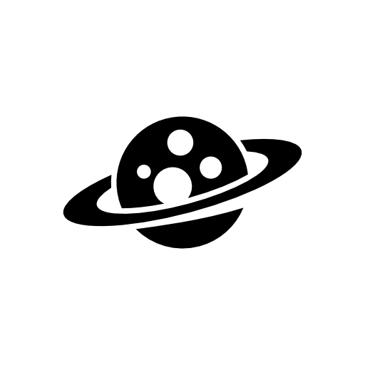 Saturn with dots