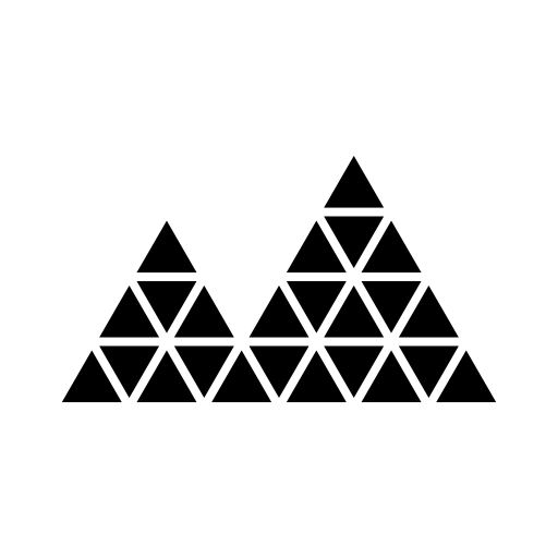 Polygonal mountains