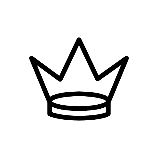 Royal crown of three points