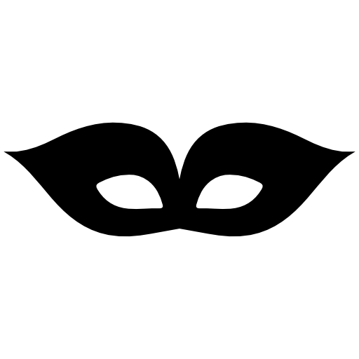 Carnival black elegant eyes mask