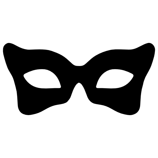 Carnival black mask