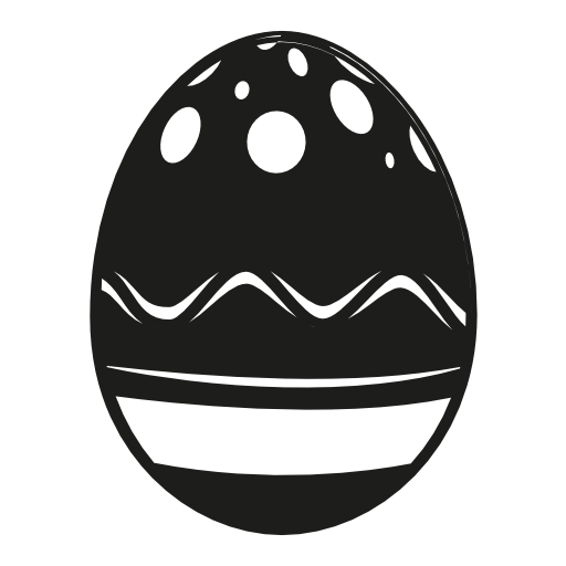 Ornamented easter egg