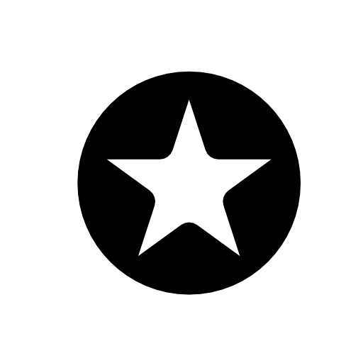 White star button