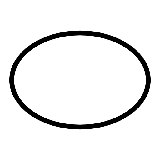 Ellipse outline shape variant