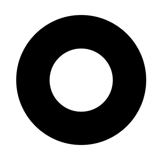 Circle button thick outline
