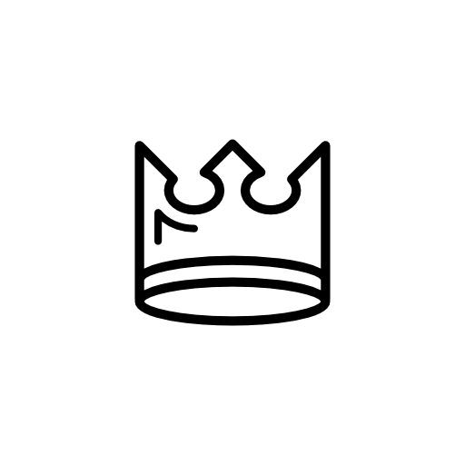 Royal crown of a king queen prince or princess