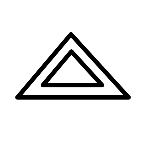 Triangular shape outline
