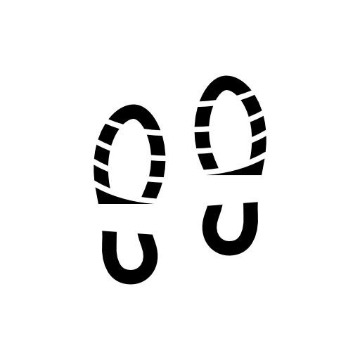 Shoes footprints
