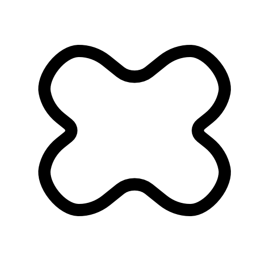 Cross shape variant outline
