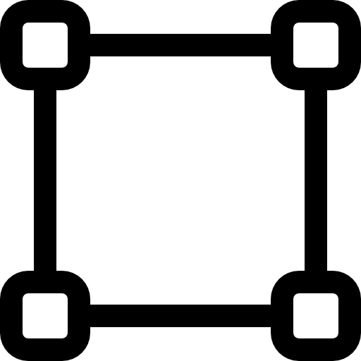 Square with small square corners