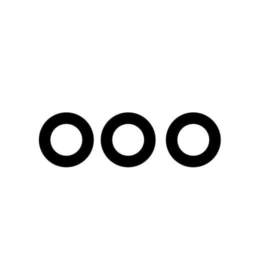 Three small circle outlines