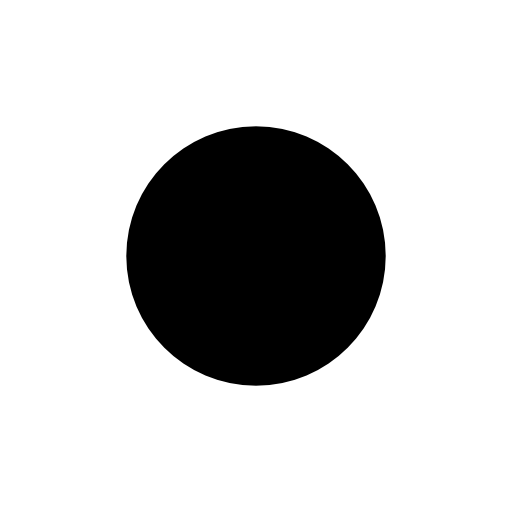 Circle black geometric shape