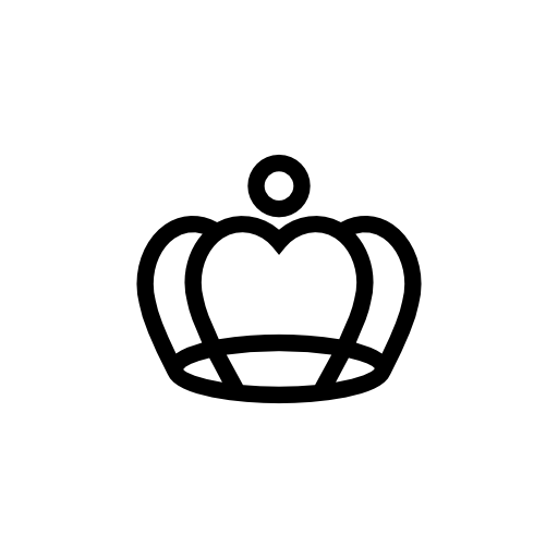 Royal crown outline