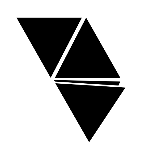 Triangular silhouette shapes