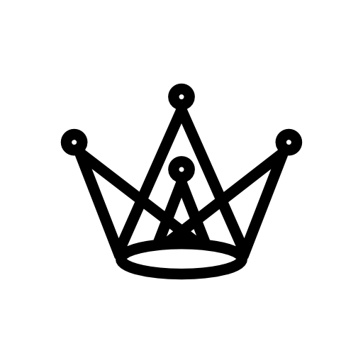 Royal crown shape