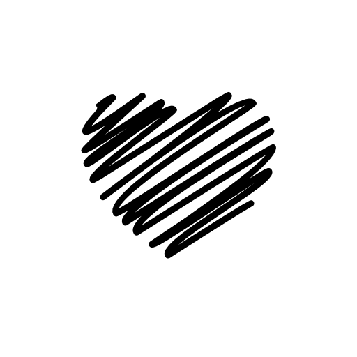 Graffiti heart shape