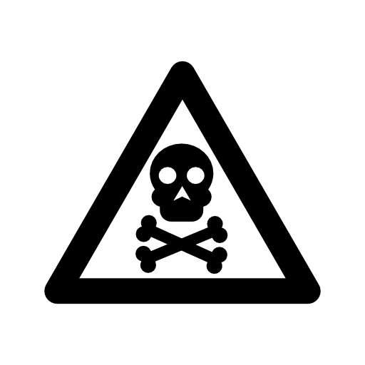Toxic warning sign