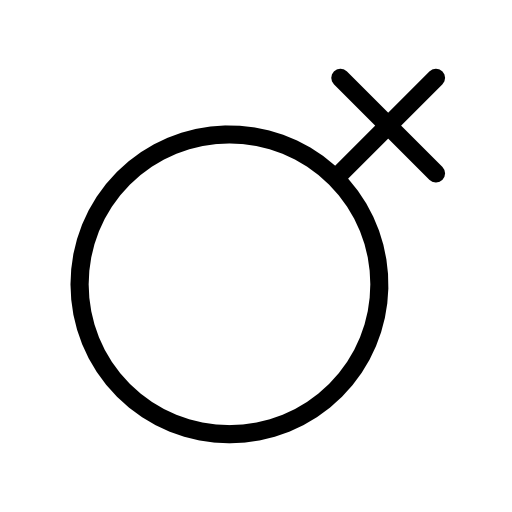 Female symbol rotated seems like male sign, IOS 7 interface