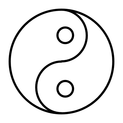 Yin yang, IOS 7, symbol