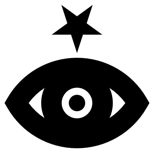 Metis sign of an eye with a star