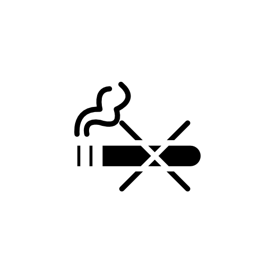 No smoking outline sign