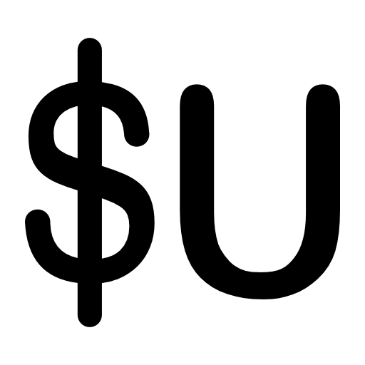 Uruguay peso currency symbol