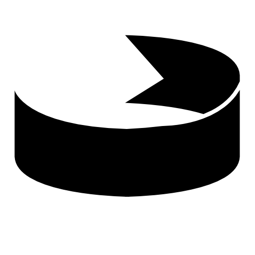 Ribbon forming a circle