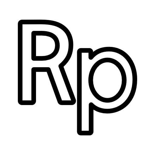 Indonesia rupiah currency symbol