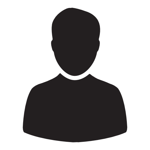Male user silhouette