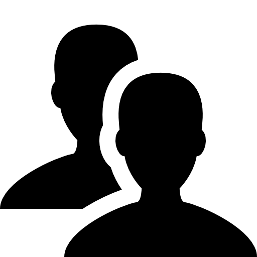 Profile users silhouette