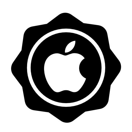 Apple retro badge