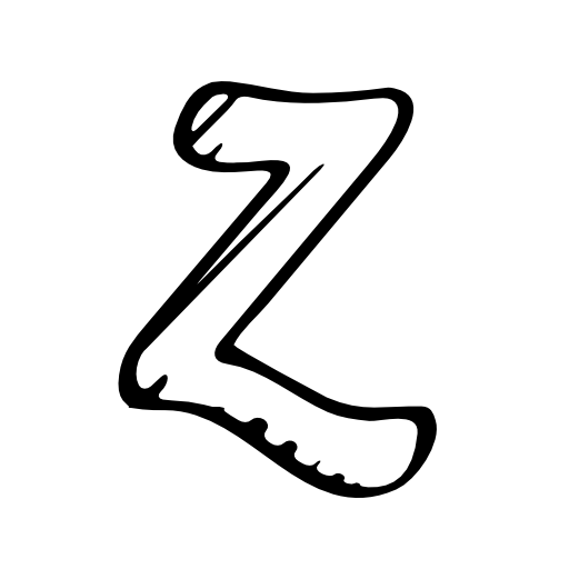Zerply sketched logo variant