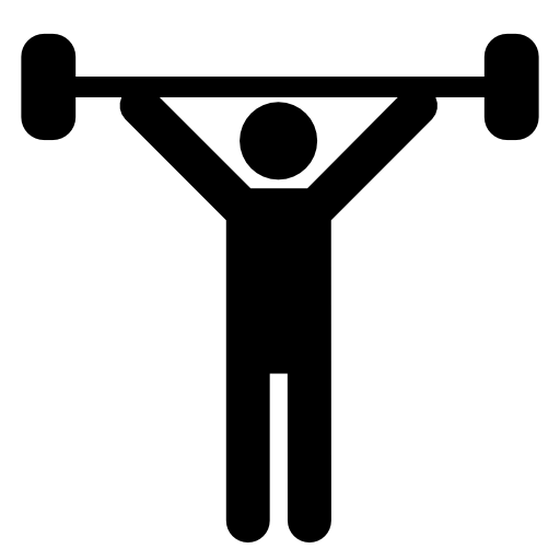 Weightlifting silhouette
