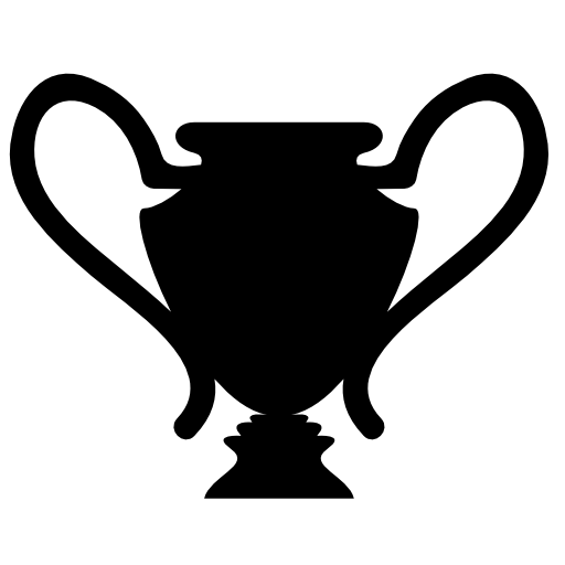 Trophy black silhouette