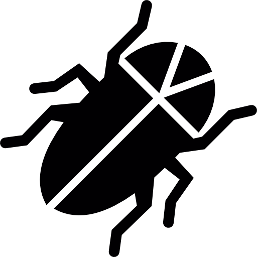 Bug with white details