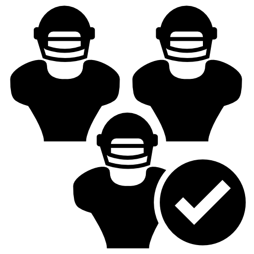 Rugby team accepted symbol