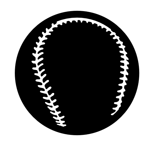 Black baseball ball