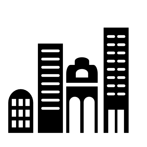 Skyscraper buildings in a city