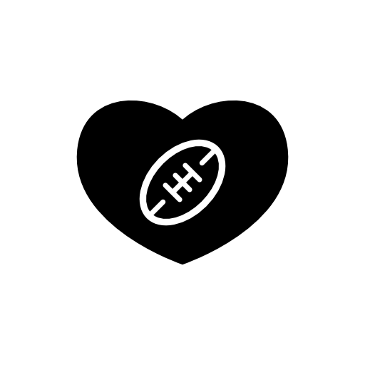 American football heart