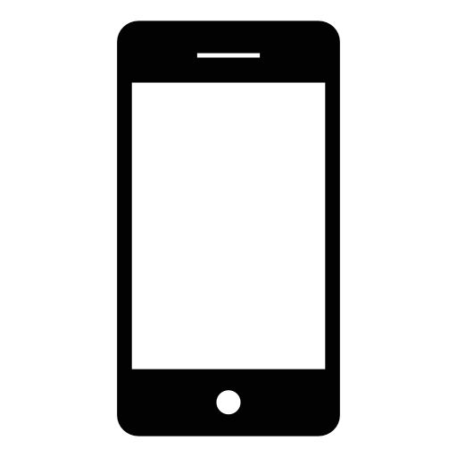 Smart phone with white screen