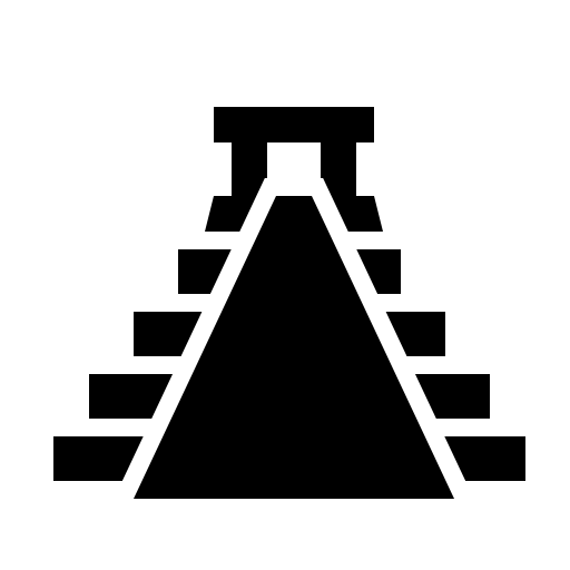 Ancient Mexico pyramid shape