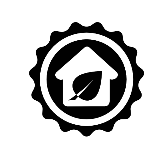 Eco house badge