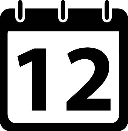 Calendar page of day twelve