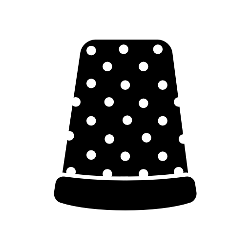 Sewing thimble black variant