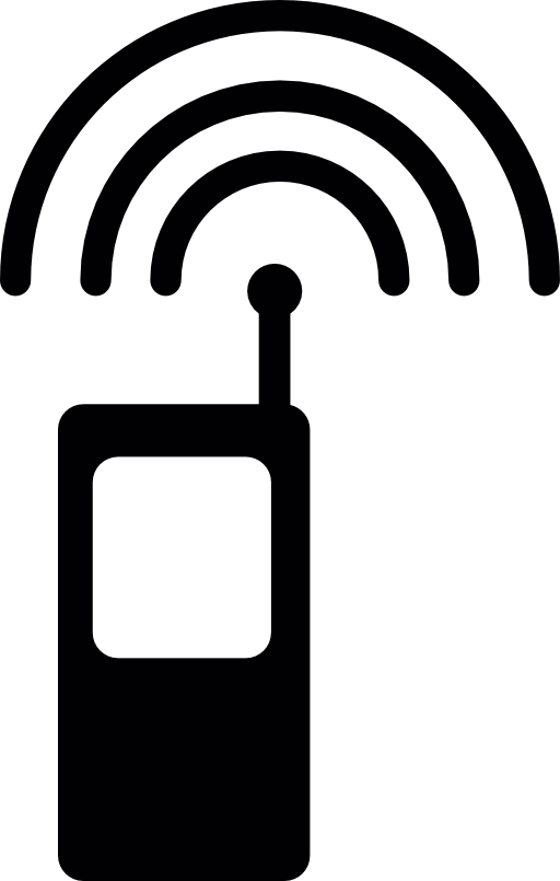 Cellphone with antenna and signal