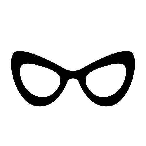 Cat eyes glasses